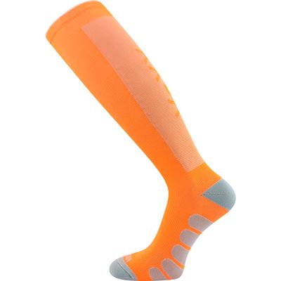FORMIG neon orange compression knee socks