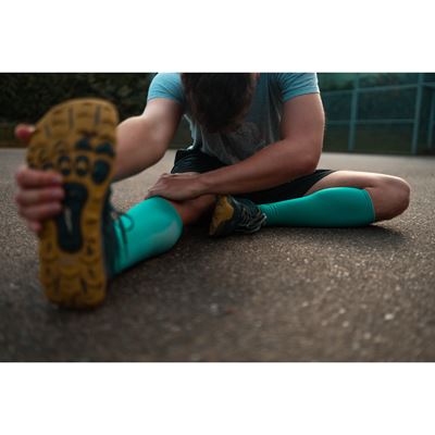 FORMIG dark turquoise compression knee socks
