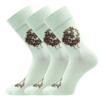 FOXANA women's bamboo socks with SHEEP design