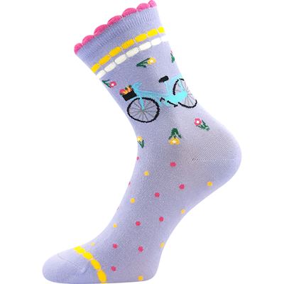 Women's summer socks FRANCESCA mix COLOURFUL (3 pairs)