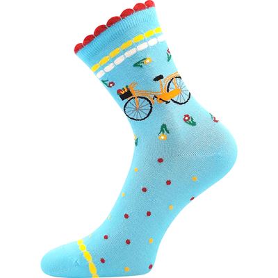 Women's summer socks FRANCESCA mix COLOURFUL (3 pairs)