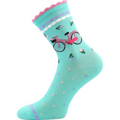 Women's summer socks FRANCESCA mix COLOURFUL (3 pairs)
