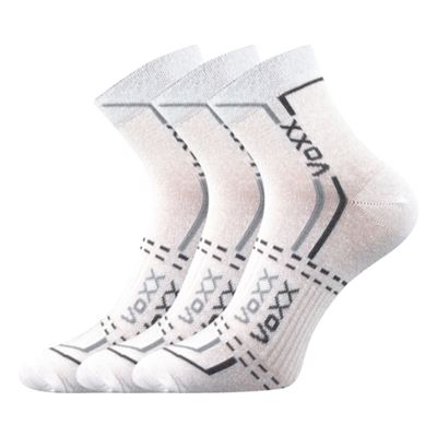 FRANZ 03 white cotton sports socks