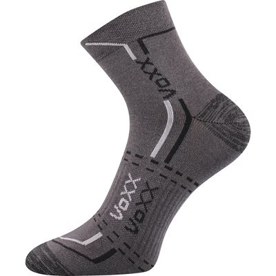 FRANZ 03 dark grey cotton sports socks