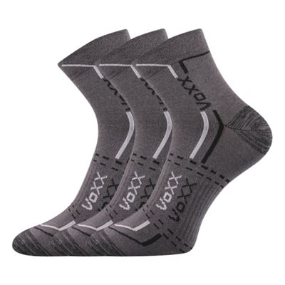 FRANZ 03 dark grey cotton sports socks