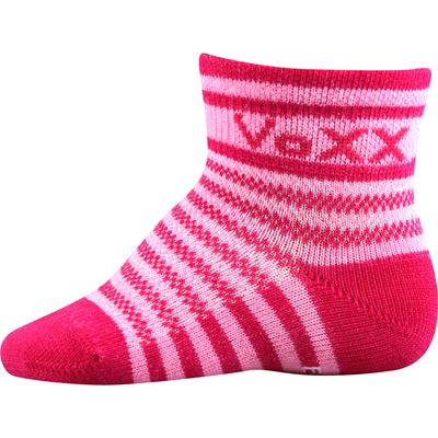 FREDÍČEK striped baby socks for girls (3 pairs)