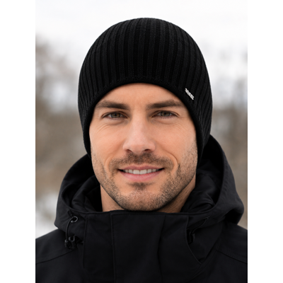 Men's knitted hat GALAXY black