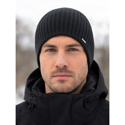 Men's knitted hat GALAXY dark grey