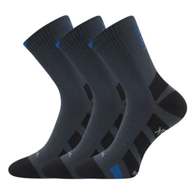 Thin GASTL socks with silver DARK GREY