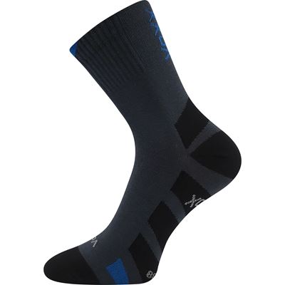 Thin GASTL socks with silver DARK GREY