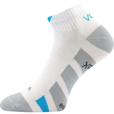 Low-cut thin socks GASTM with silver WHITE