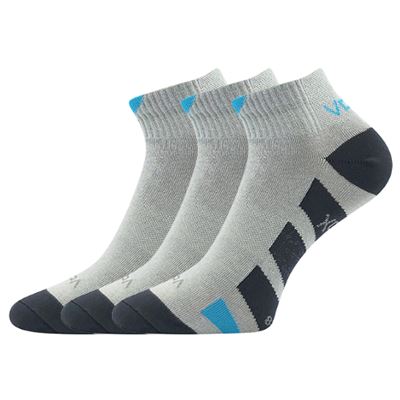 Low-cut thin socks GASTM with silver GREY