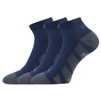 Low-cut thin socks GASTM with silver DARK BLUE