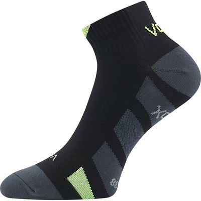 Low-cut thin socks GASTM with silver BLACK