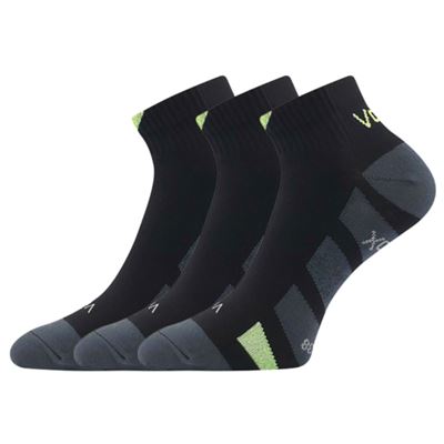 Low-cut thin socks GASTM with silver BLACK