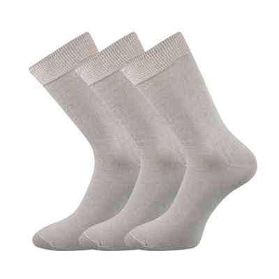 Men's thin socks HABIN 100% cotton LIGHT GREY