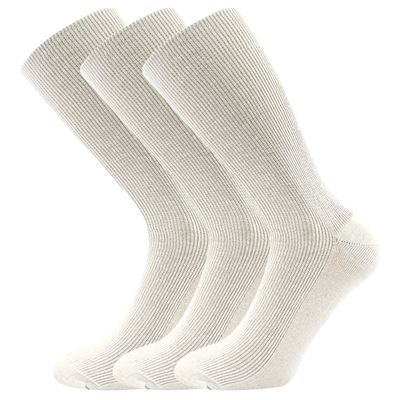 HALIK thin socks, 100% cotton, WHITE
