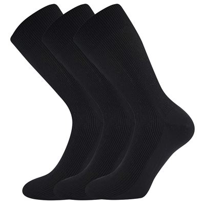 HALIK thin socks, 100% cotton, BLACK