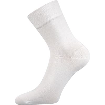 HANER men's socks, single colour, WHITE