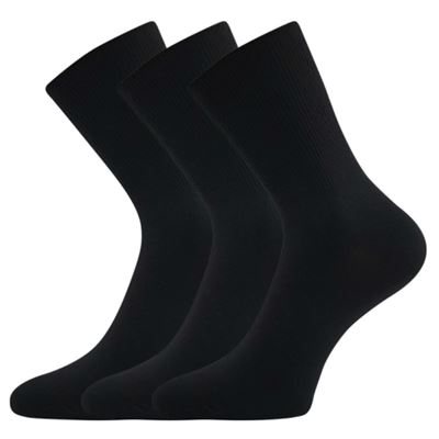 HARMONA women's socks with medicine cuff BLACK