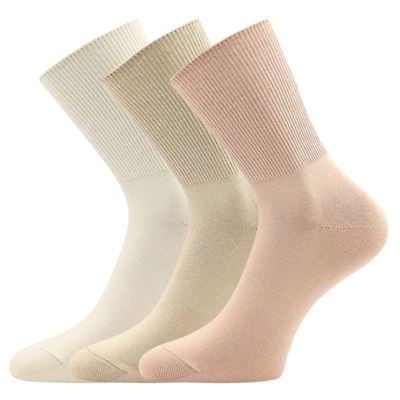 HARMONA women's socks with medicine cuff MIXED COLOURS (3 pairs)