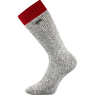 HAUMEA winter thermal wool socks, DARK RED