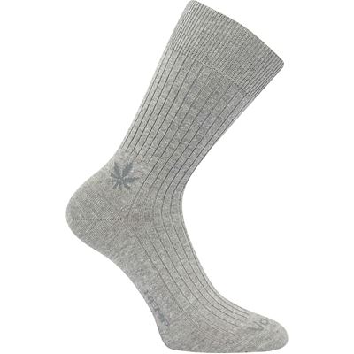 HEMPIX cotton socks with hemp, bamboo and silver ions GREY