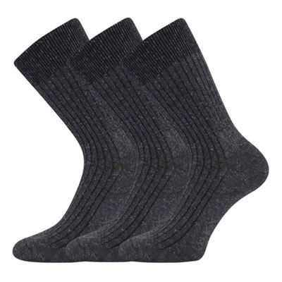 HEMPIX cotton socks with hemp, bamboo and silver ions ANTHRACITE