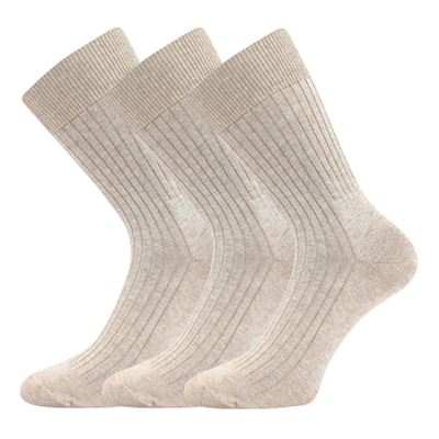 HEMPIX cotton socks with hemp, bamboo and silver ions BEIGE