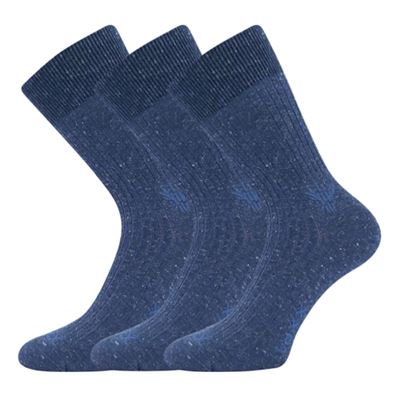 HEMPIX cotton socks with hemp, bamboo and silver ions JEANS