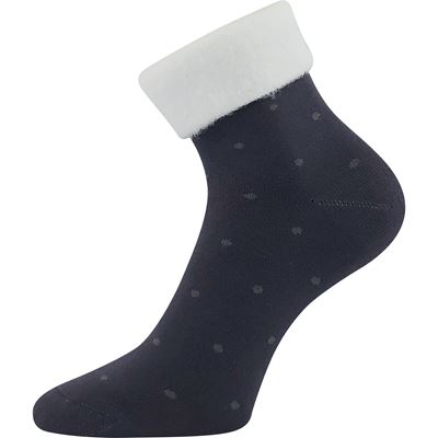 HERMIONA women's terry socks with dots MIX (3 pairs)