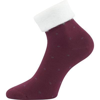 HERMIONA women's terry socks with dots MIX (3 pairs)