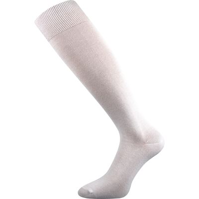 Thin single-colour knee-high socks HERTZ white