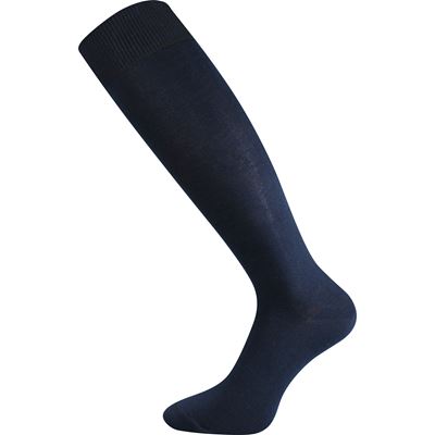 Thin single-colour knee-high socks HERTZ dark blue