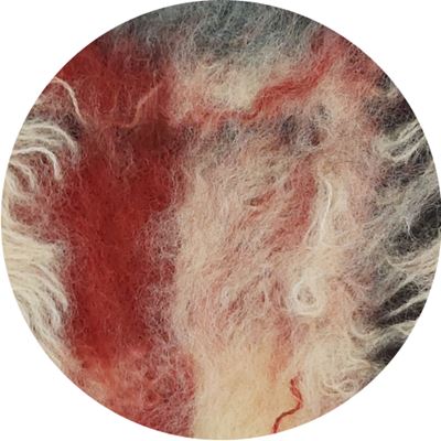 HUGO men's thick socks with Norwegian motifs and reindeer images in burgundy