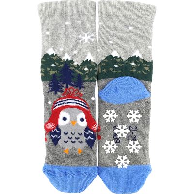 Baby terry socks HUHIK ABS blue