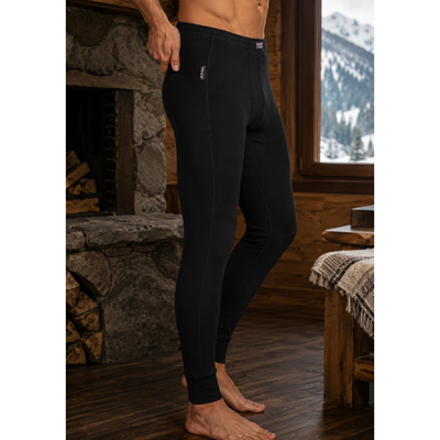 INSPIRED 03 functional double-layer men's long underwear, BLACK