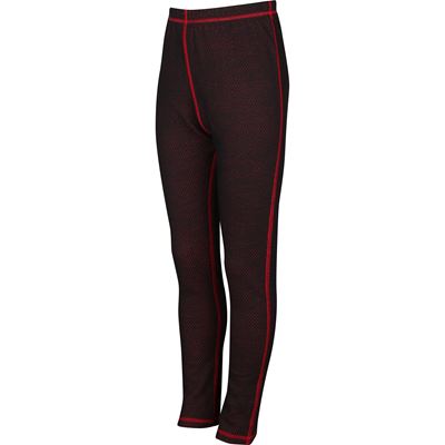 INSPIRED 06 functional double-layer children's long underwear, BLACK AND RED