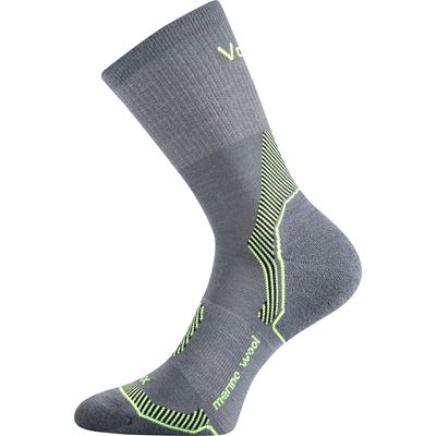 Thin merino socks INDY with silver ions LIGHT GREY