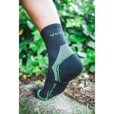 Thin socks made of merino INDY with silver ions DARK GREY