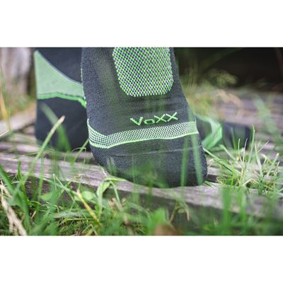 Thin socks made of merino INDY with silver ions DARK GREY