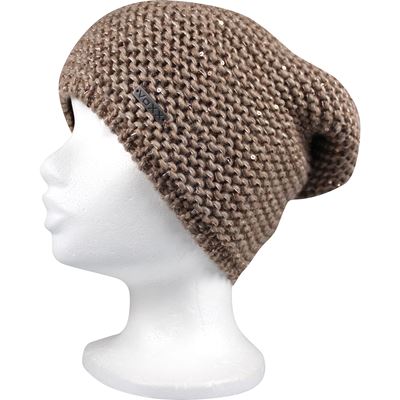 INSIGNIA women's knitted hat with sequins BROWN