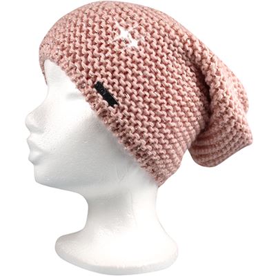 INSIGNIA women's knitted hat with sequins PINK