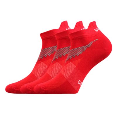IRIS red short sports socks