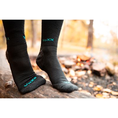 IRIZAR winter wool socks with silver BLACK