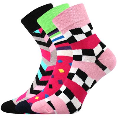 Women's thin socks IVANA 56 summer (3 pairs)