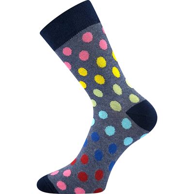 Women's thin socks IVANA 60 summer MIX DARK (3 pairs)