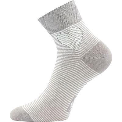 Women's thin JANKA summer socks MIX with stripes and pictures (3 pairs)