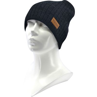 Men's knitted hat JIMMY thin ANTHRACITE