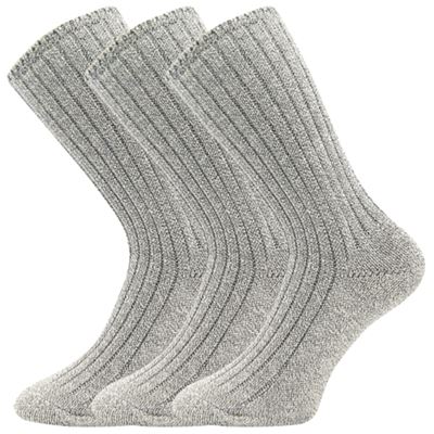 Women's thick socks JIZERA mottled DARK BLUE